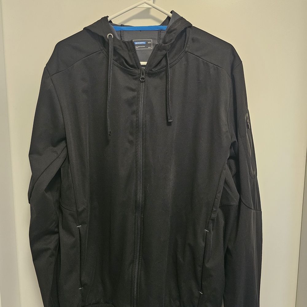 Mondetta Black Windbreaker Jacket